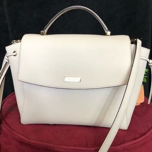 Kate Spade Cream Envelope Handbag with strap